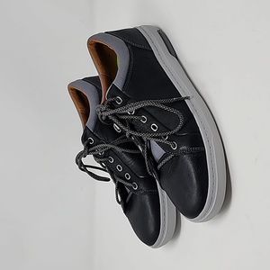 Rockport Pulsetech Mens Grey Black Leather Snekers Size  9